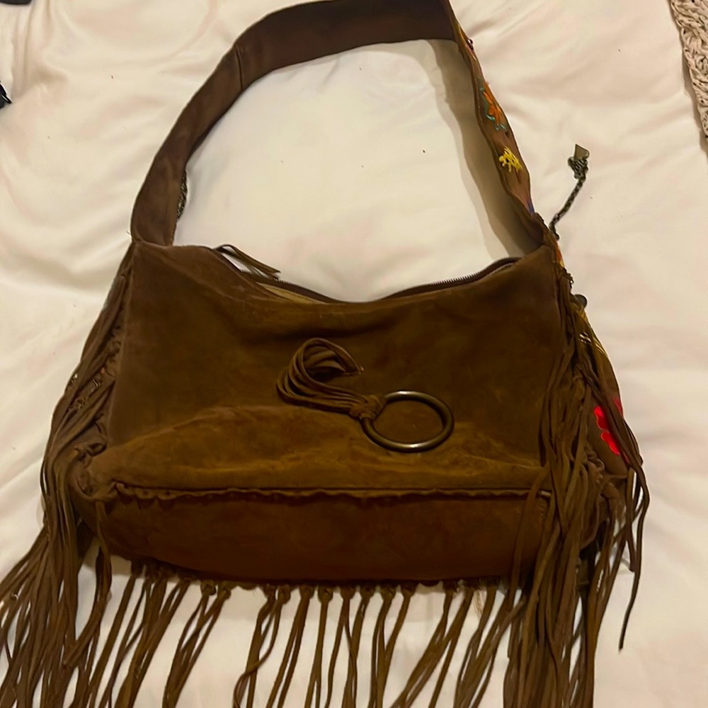 Hippie suede handbag. Barely used.